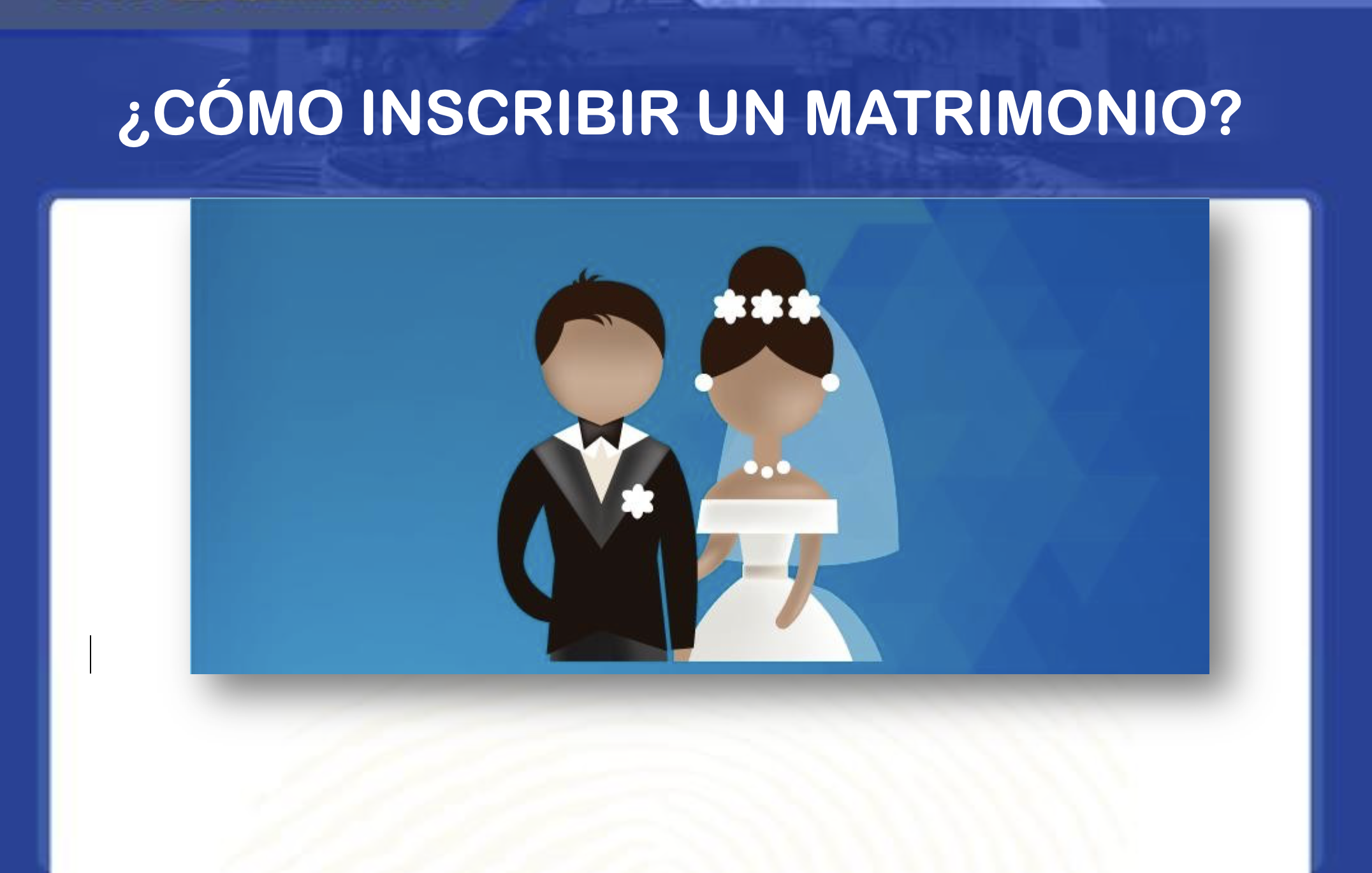 como inscribir un matrimonio en RENAP