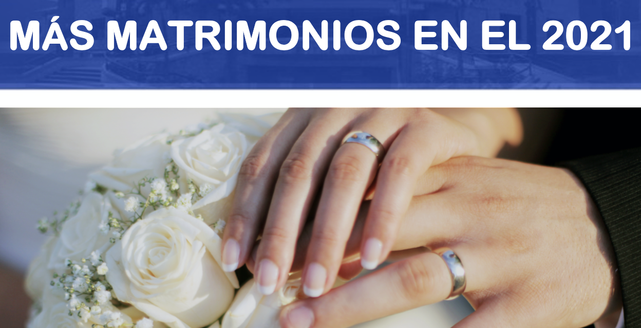 Más matrimonios inscritos en RENAP en el 2021