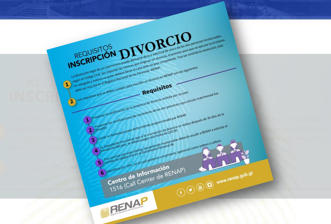 pasos para inscribir un divorcio en Guatemala